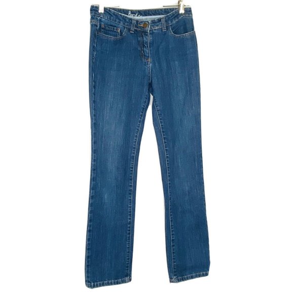 Boden Jeans Straight Leg Jeans Cropped Ankle  Denim Medium Wash Size 6R 31.5 - Picture 5 of 11